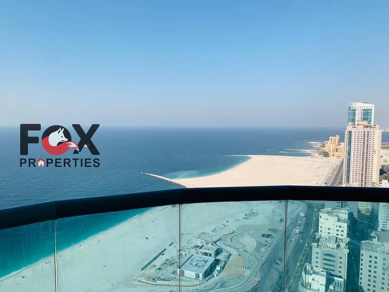 Luxury 2 Bedroom Apartment Cash Sale in Corniche Residence Direct Sea View High Floor Huge Layout Ready to Move Prime Location